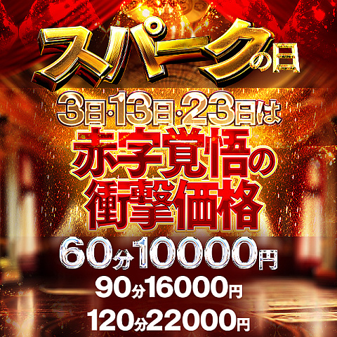毎月3の付く3,13,23日は【スパークの日】開催ッ！