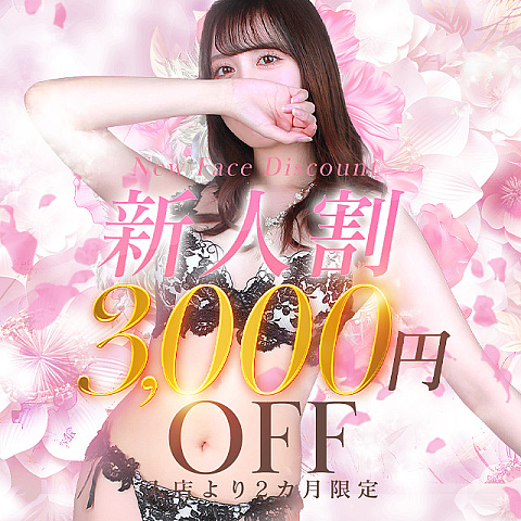 スパーク新人割　3000円OFF！